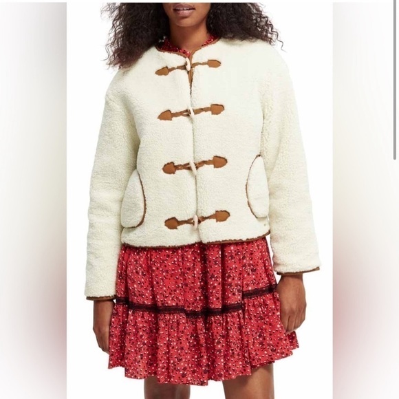 Scotch & soda SHORT TEDDY JACKET - Picture 2 of 16